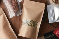 梱包資材分野：食品用ポリ袋・チャック付ラミ袋（ラミジップ）