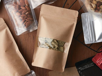梱包資材分野：食品用ポリ袋・チャック付ラミ袋（ラミジップ）